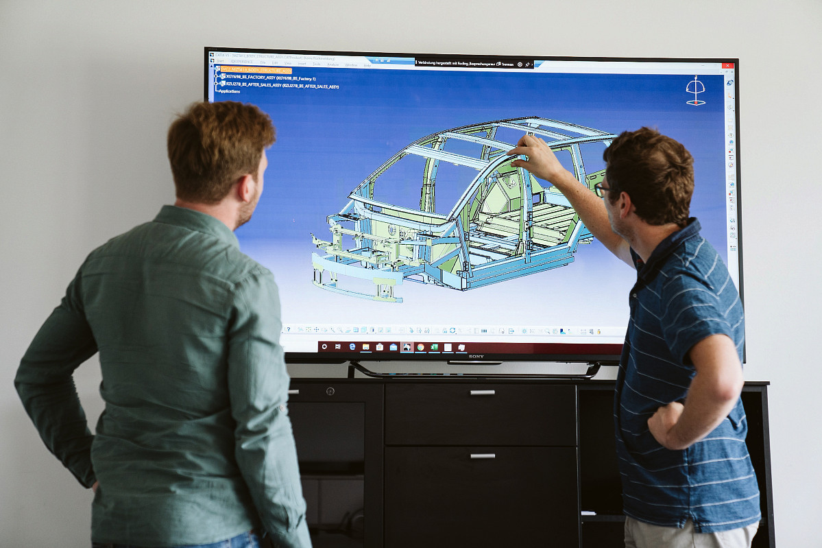 Das CAD-Modell des neuen Prototypen